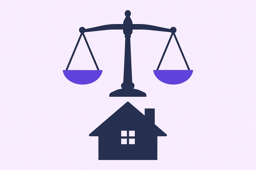 Foreclosure justice legal resources illustration